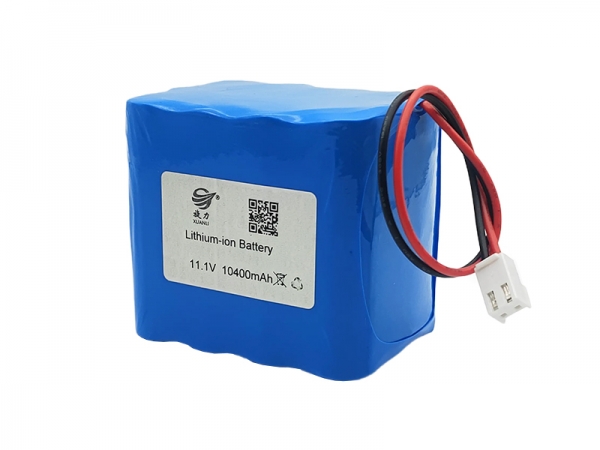11.1V 10400mAh cylindrical lithium battery | 3S4P 18650 lithium battery