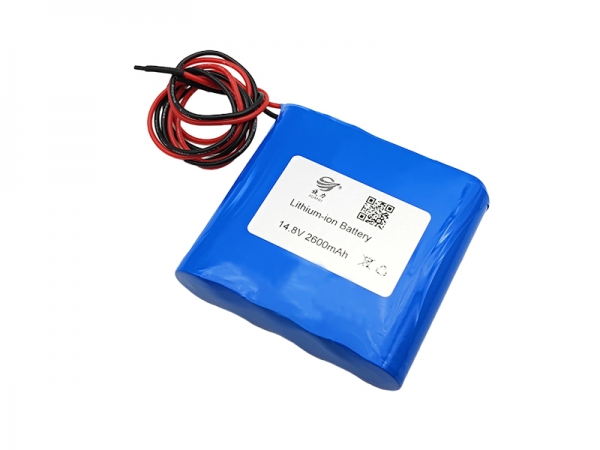 14.8V 2600mAh 18650 cylinder Lithium Battery 18650