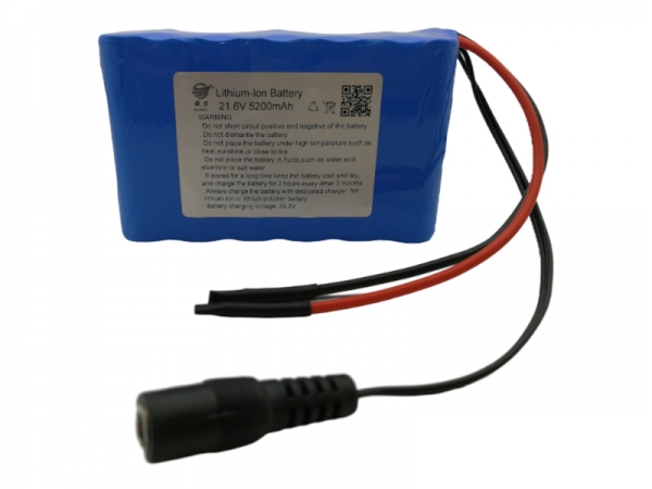 21.6V 5200mAh 18650 cylindrical lithium battery