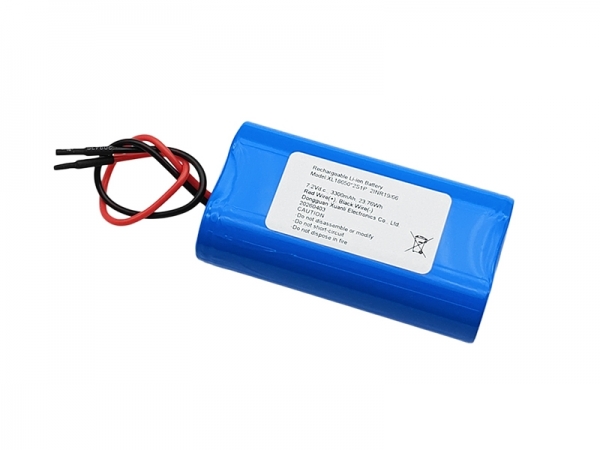 7.2V 3300mAh cylindrical lithium battery | 18650 lithium battery