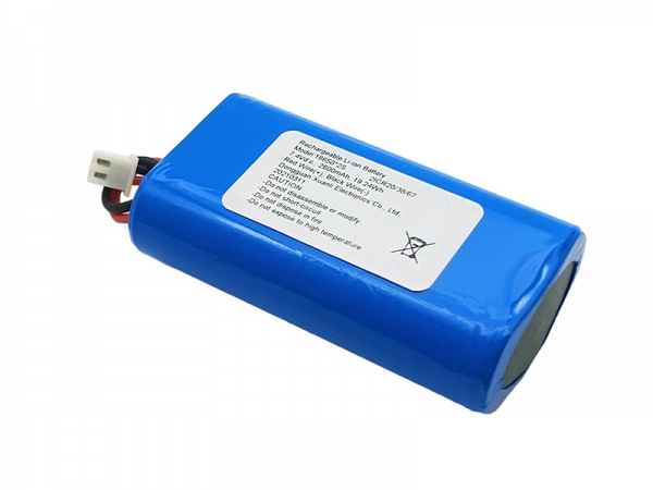 7.4V 2600mAh 18650 cylindrical lithium battery | 2S1P lithium battery