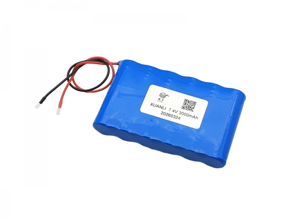 7.4V 3000mAh 14500 cylindrical lithium battery | 2S3P lithium battery