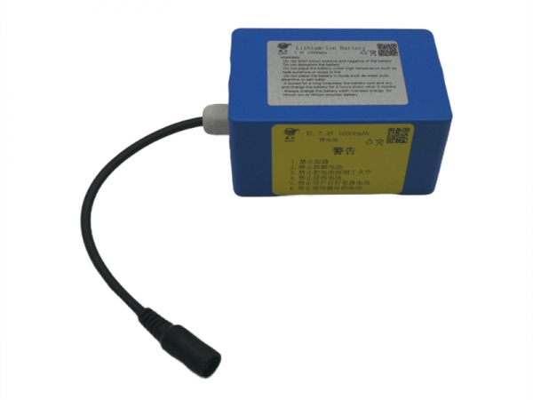 7.4V 10000mAh 18650 cylindrical lithium battery | 2S4P