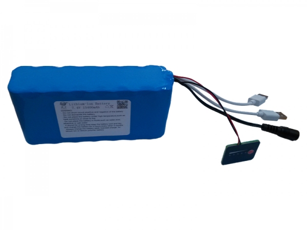 7.4V 15400mAh 18650 cylindrical lithium battery